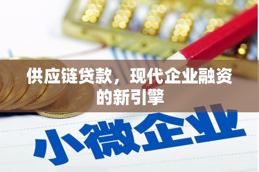 依兰供应链贷款，现代企业融资的新引擎