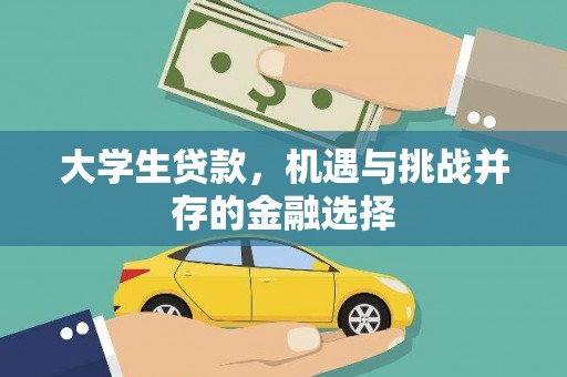 依兰大学生贷款，机遇与挑战并存的金融选择