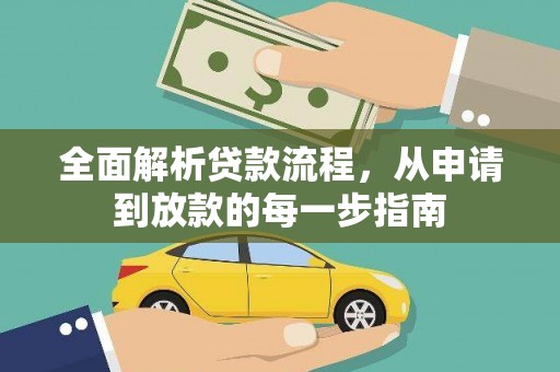 依兰全面解析贷款流程，从申请到放款的每一步指南