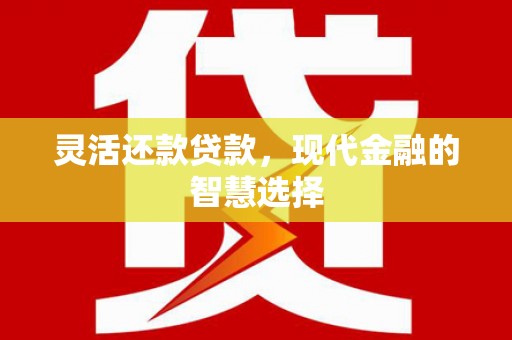 依兰灵活还款贷款，现代金融的智慧选择