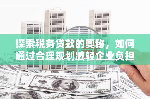 依兰探索税务贷款的奥秘，如何通过合理规划减轻企业负担