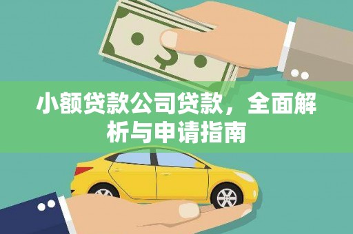 依兰小额贷款公司贷款，全面解析与申请指南