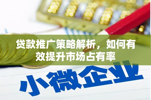 依兰贷款推广策略解析，如何有效提升市场占有率