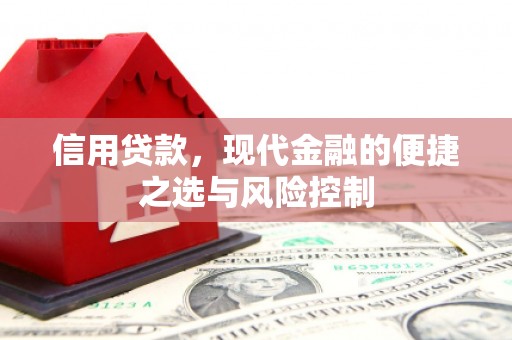依兰信用贷款，现代金融的便捷之选与风险控制