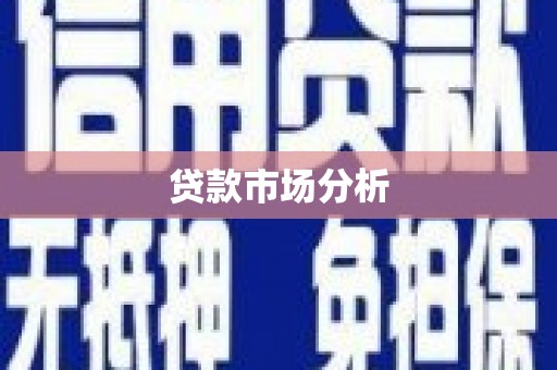依兰贷款市场分析