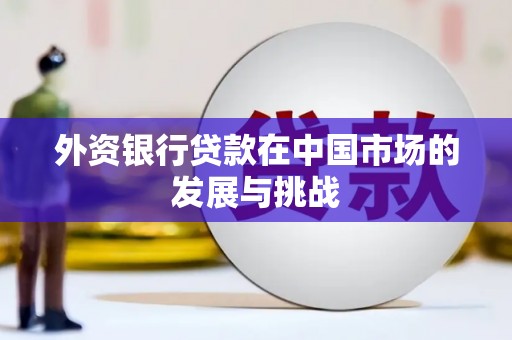 依兰外资银行贷款在中国市场的发展与挑战
