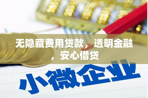 依兰无隐藏费用贷款，透明金融，安心借贷