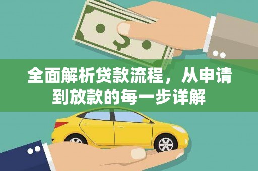 依兰全面解析贷款流程，从申请到放款的每一步详解