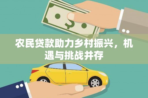 依兰农民贷款助力乡村振兴，机遇与挑战并存