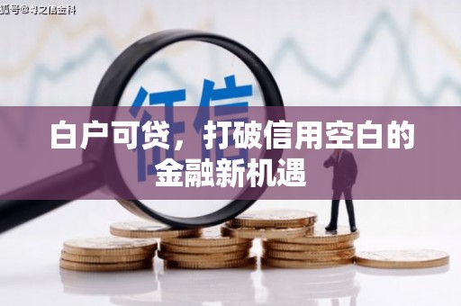 依兰白户可贷，打破信用空白的金融新机遇