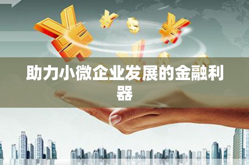 依兰助力小微企业发展的金融利器