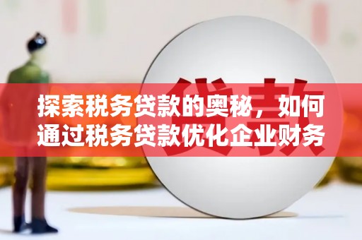 依兰探索税务贷款的奥秘，如何通过税务贷款优化企业财务