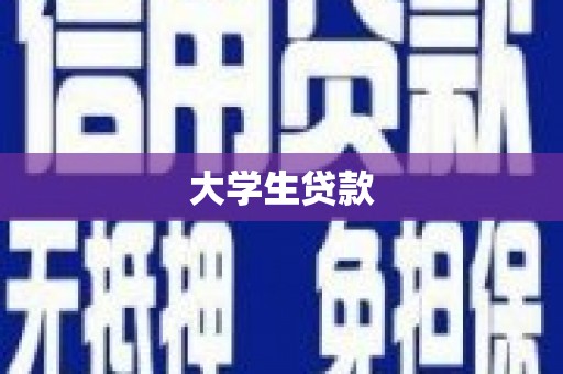 依兰大学生贷款