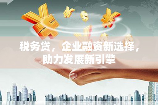 依兰税务贷，企业融资新选择，助力发展新引擎
