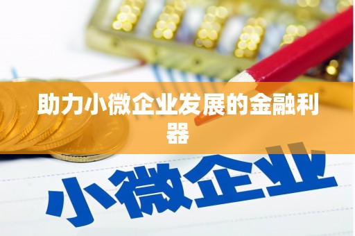 依兰助力小微企业发展的金融利器