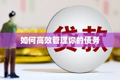 依兰如何高效管理你的债务
