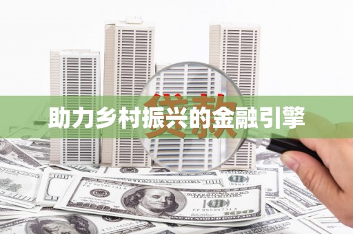 依兰助力乡村振兴的金融引擎