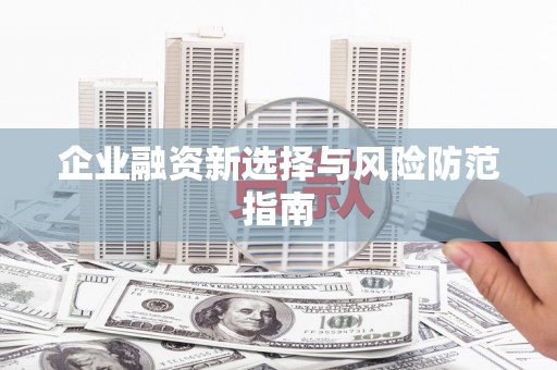 依兰企业融资新选择与风险防范指南