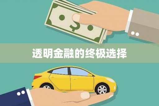 依兰透明金融的终极选择