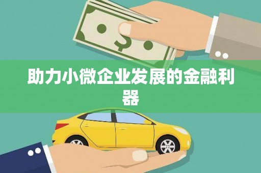 依兰助力小微企业发展的金融利器