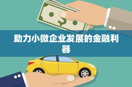 依兰助力小微企业发展的金融利器