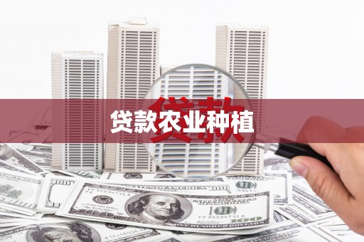 依兰贷款农业种植