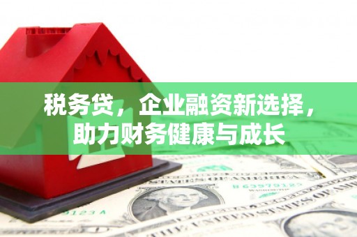 依兰税务贷，企业融资新选择，助力财务健康与成长